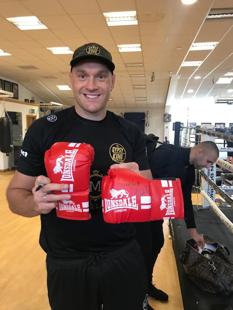 Tyson Fury, better known as Gypsy King. Boxer.